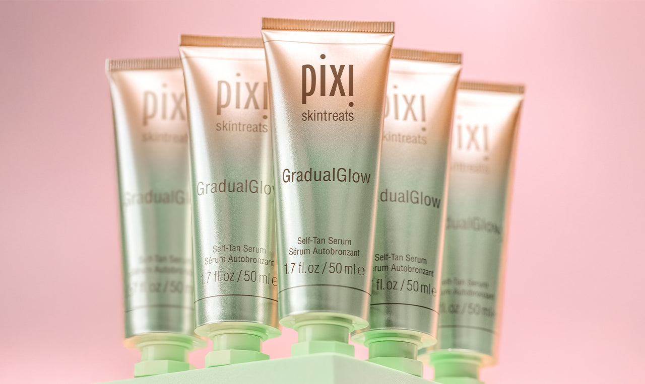 GradualGlow shown multiple times on a pink background