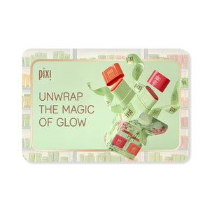 Unwrap the Magic of Glow Pixi Gift Card with On-the-Glow BLUSH Petites Gift Set